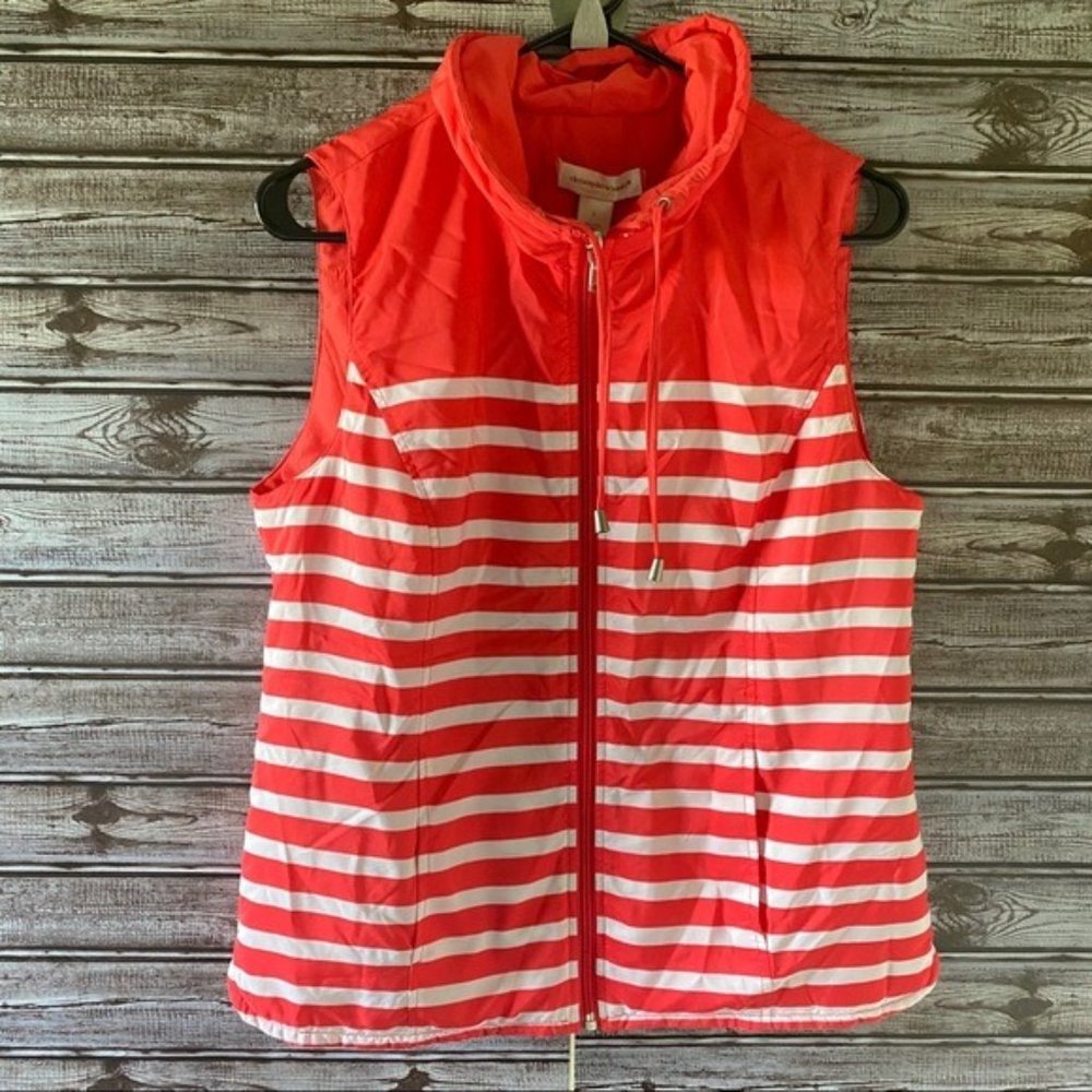 NWT Christopher & Banks Reversible Vest Size S